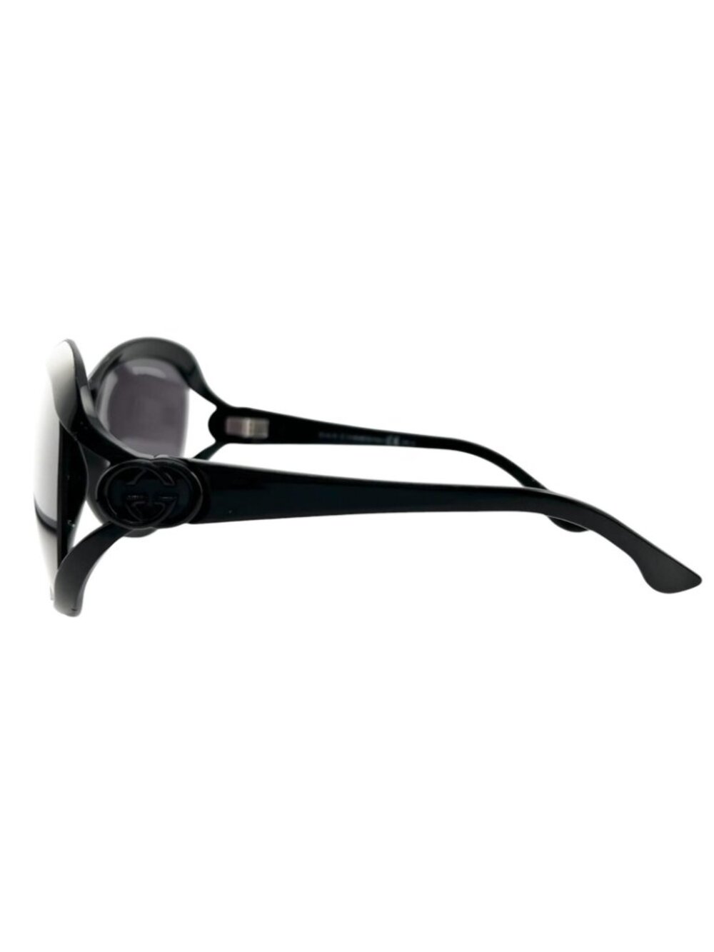 ★SOLD★ Gucci GG Logo Acetate Black Sunglasses Eyewear - Picture 3 of 10